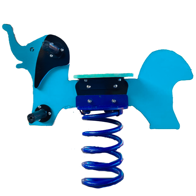 Elephant Riding Box Modular Elephant Spring Rider | Outdoor Elephant Bouncer for Kids ...