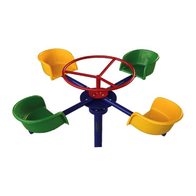 Merry Go Round 4 Seater - FRP Seat | Outdoor Play Equipment